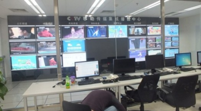 北京CCTV移动传媒播控中心监视器