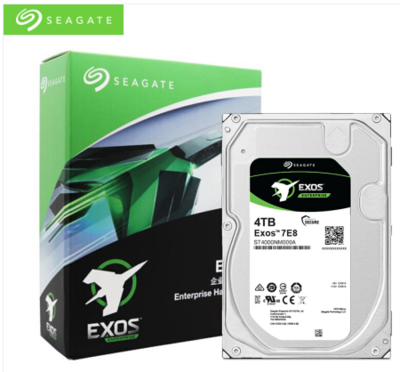 希捷(Seagate)4TB 256MB 7200RPM 企业级硬盘SATA接口 希捷银河Exos 7E8系列